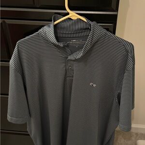 Green and blue stripe Vineyard Vines Sankaty Polo